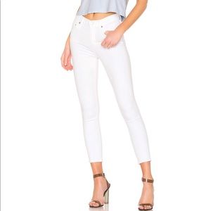 NWT Citizens of Humanity Rocket Crop High Rise Skinny White Sculpt - size 31